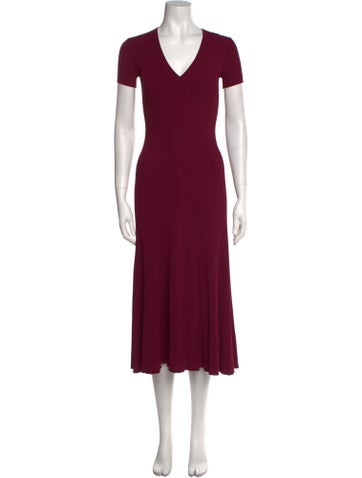 Fforme Dresses V-Neck Midi Length Dress S