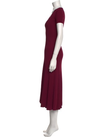 FFORME V-Neck Midi Length Dress