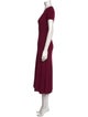 FFORME V-Neck Midi Length Dress
