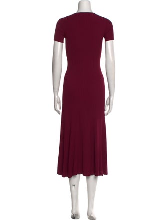 FFORME V-Neck Midi Length Dress