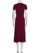 FFORME V-Neck Midi Length Dress