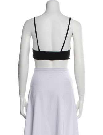 FFORME Square Neckline Sleeveless Crop Top