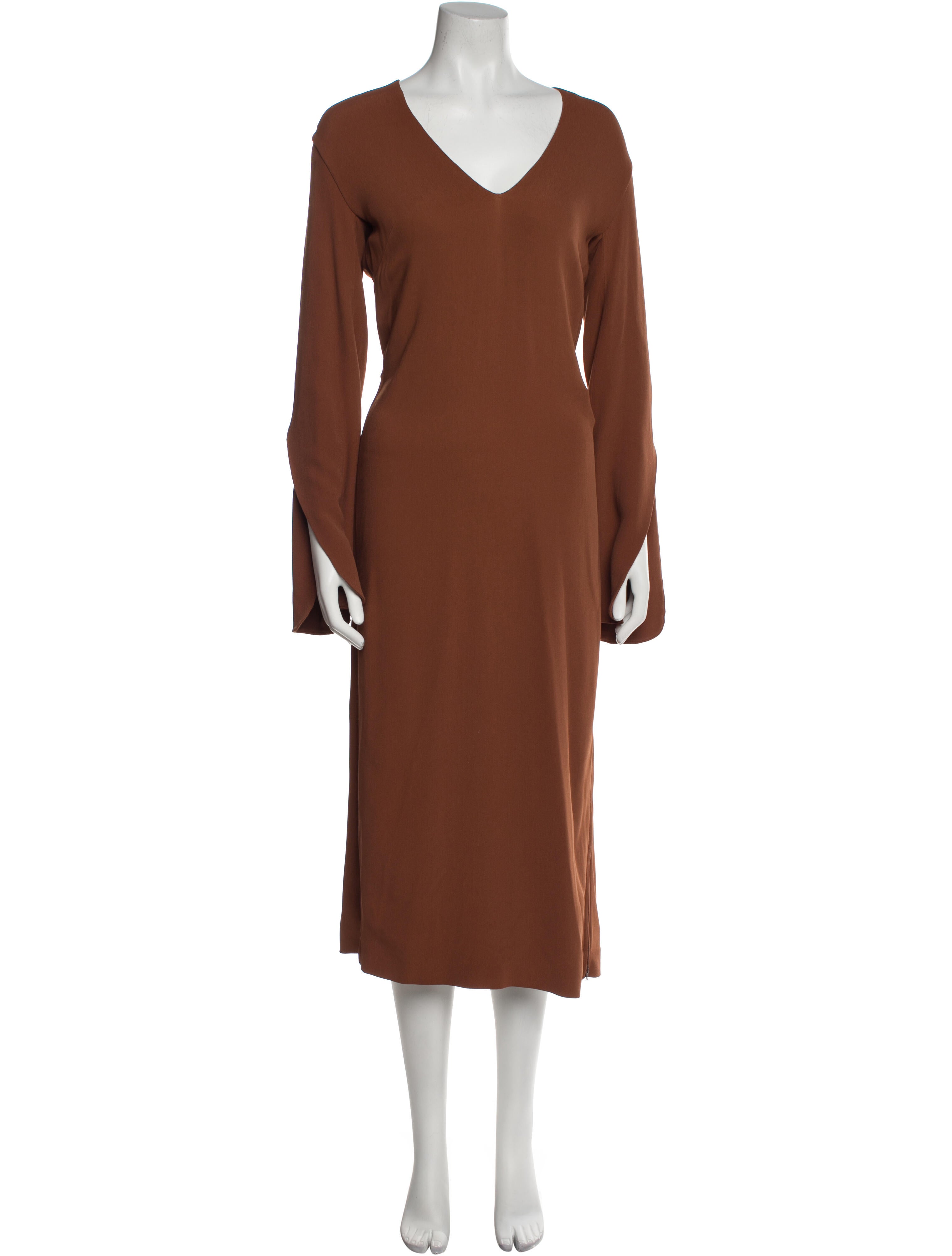 FFORME V-Neck Long Dress