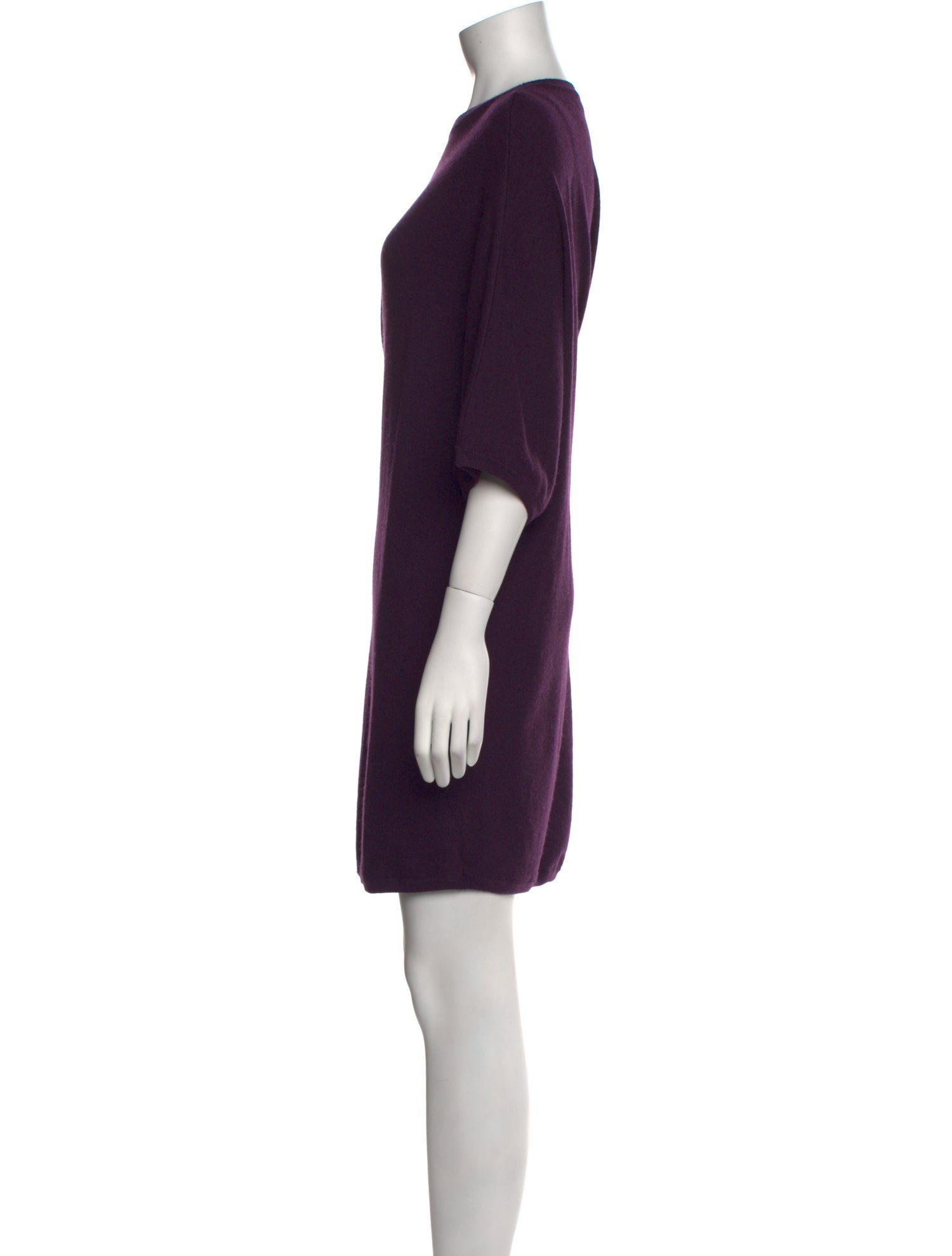 FFORME Crew Neck Knee-Length Dress