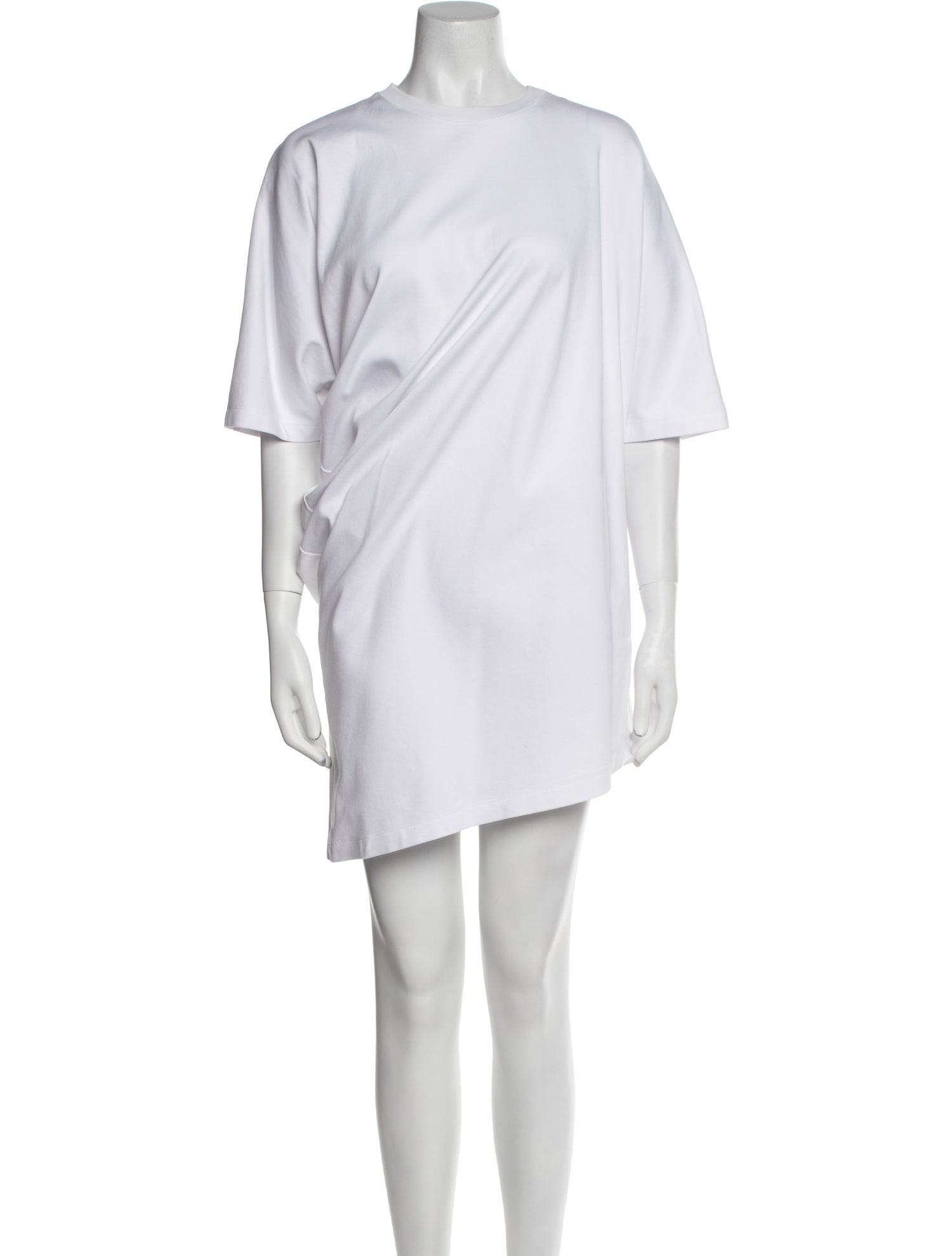 FFORME Crew Neck Knee-Length Dress