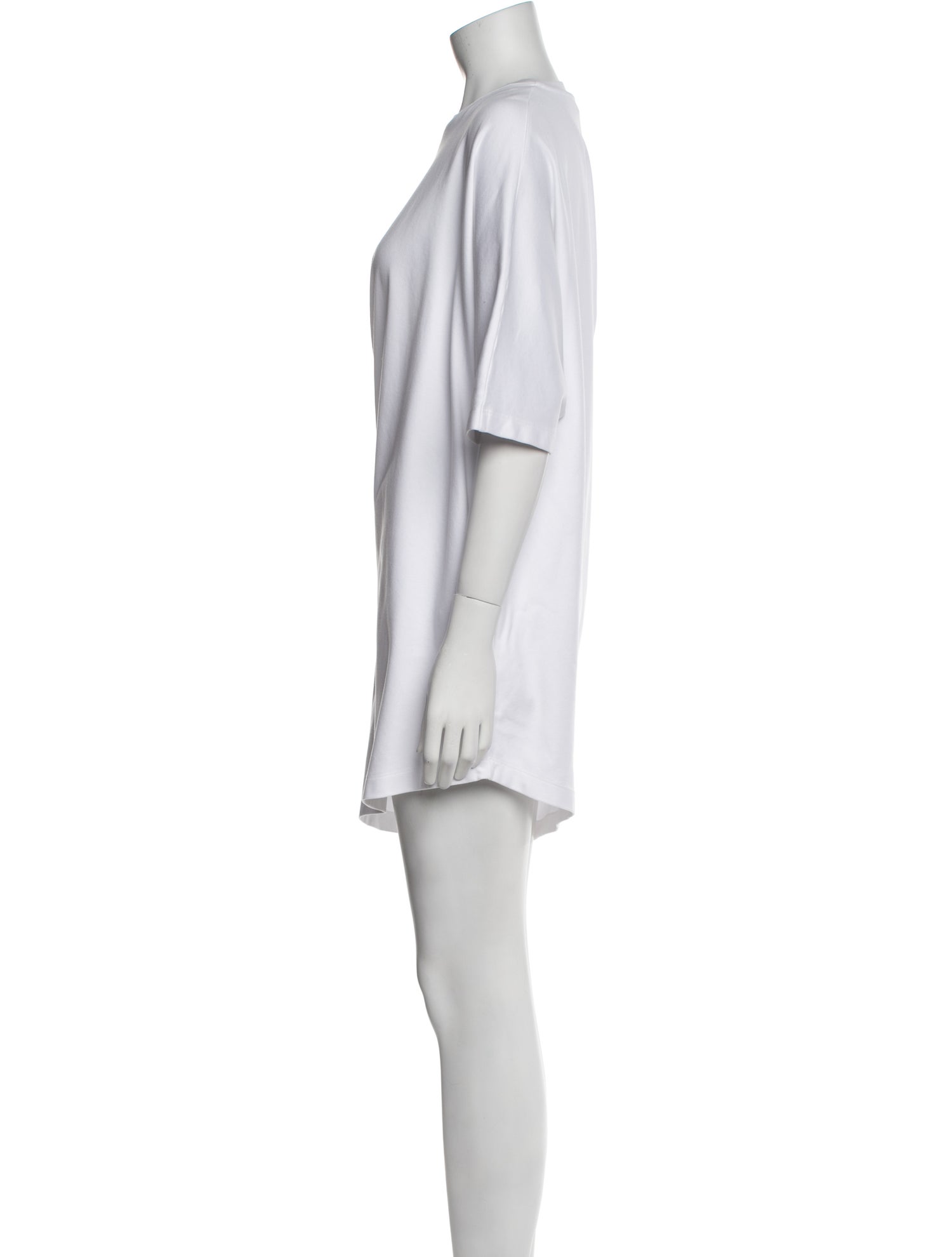 FFORME Crew Neck Knee-Length Dress