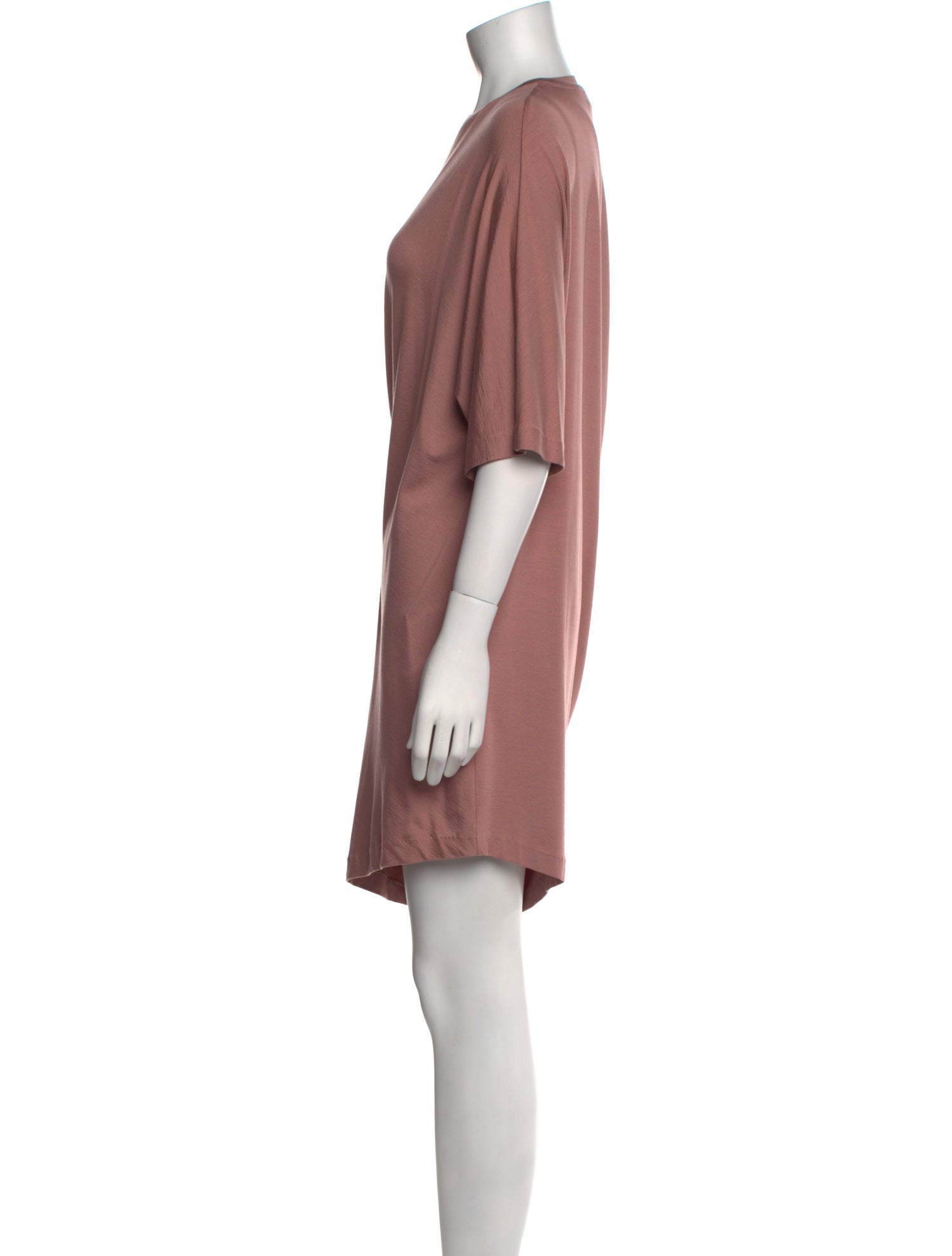 FFORME Crew Neck Knee-Length Dress