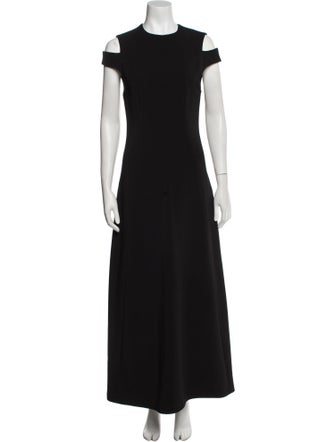 FFORME Crew Neck Long Dress