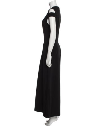 FFORME Crew Neck Long Dress