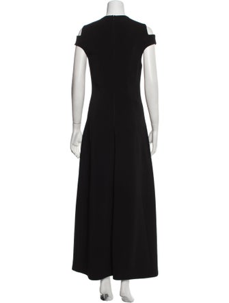 FFORME Crew Neck Long Dress