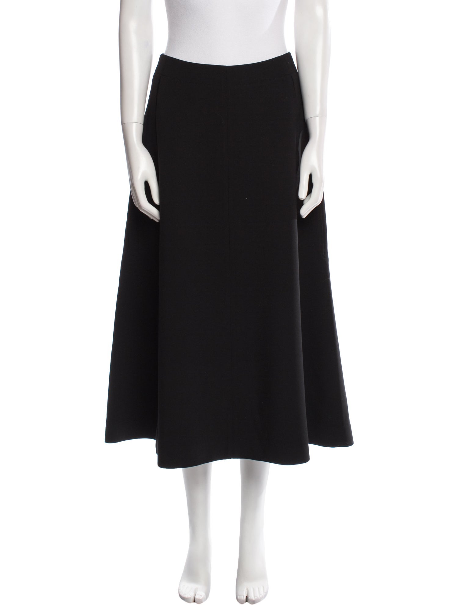 FFORME Virgin Wool Midi Length Skirt