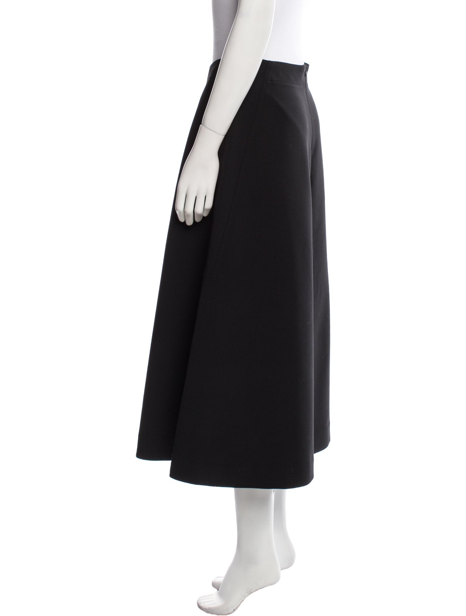 FFORME Virgin Wool Midi Length Skirt