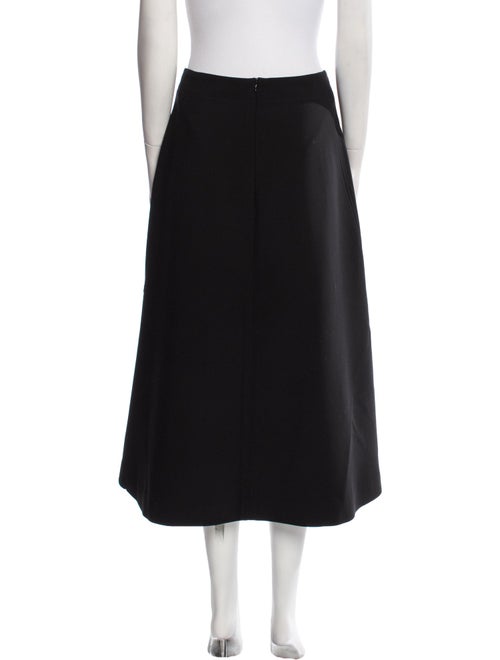 FFORME Virgin Wool Midi Length Skirt