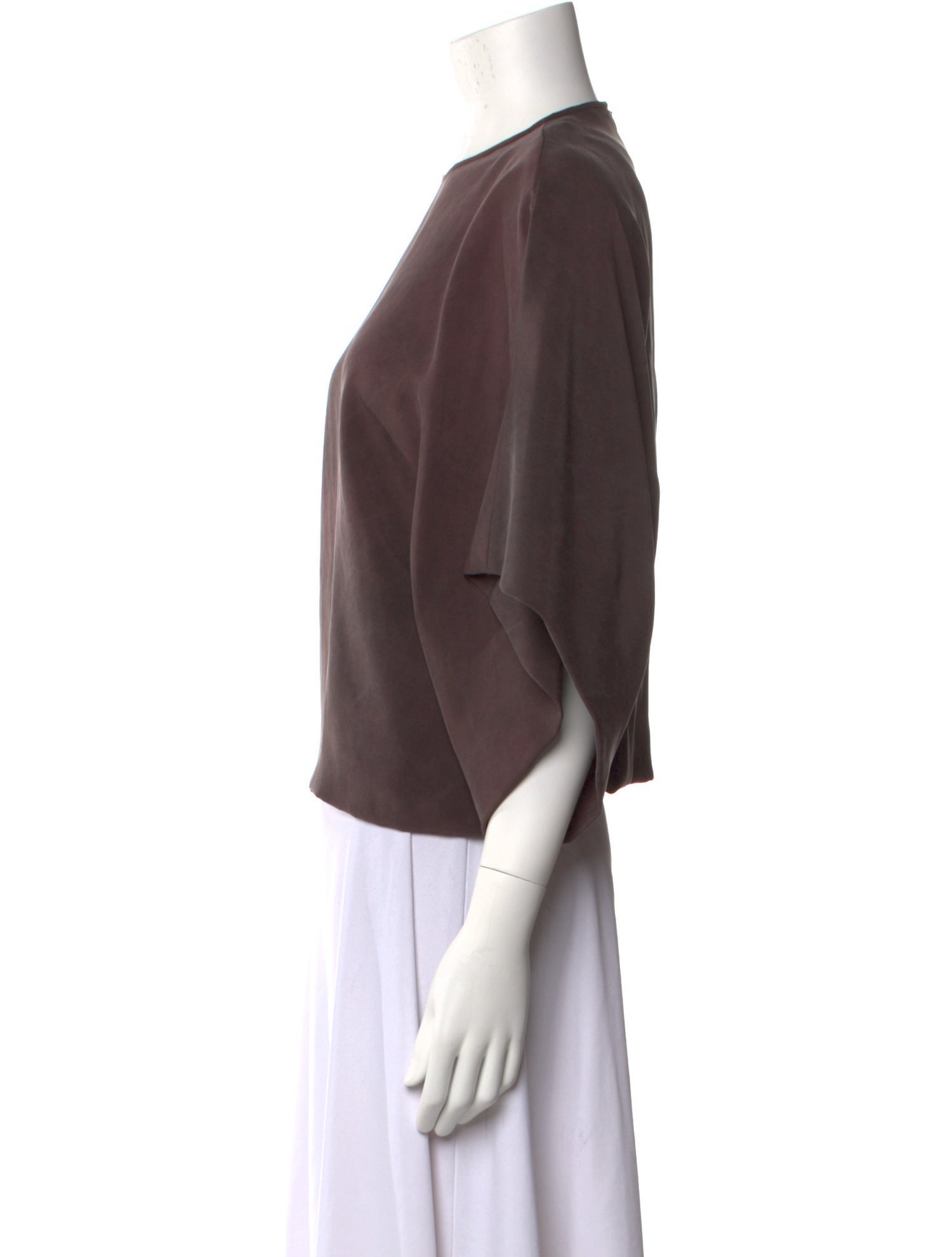 FFORME Crew Neck Three-Quarter Sleeve Sweatshirt