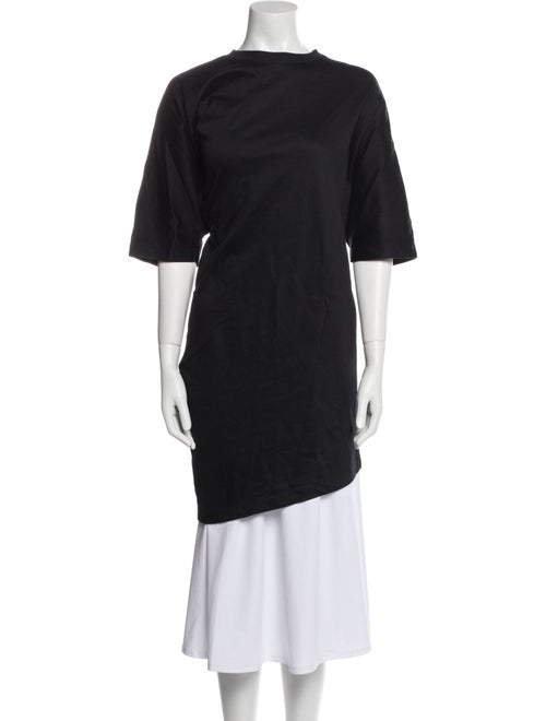 FFORME Mock Neck Short Sleeve Tunic