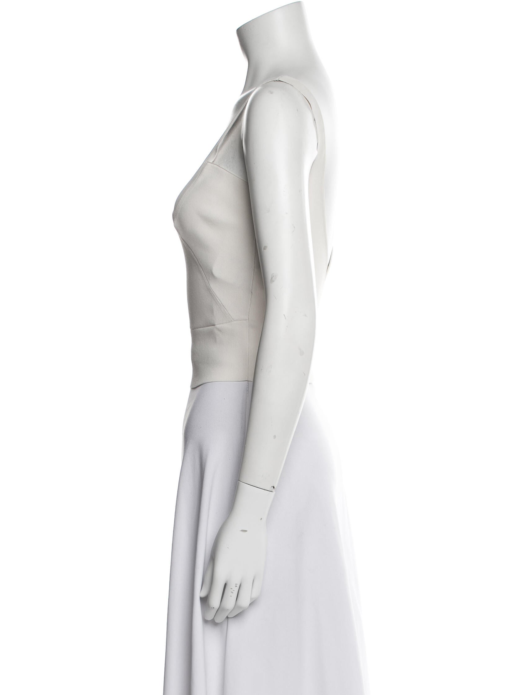 FFORME Square Neckline Sleeveless Crop Top w/ Tags