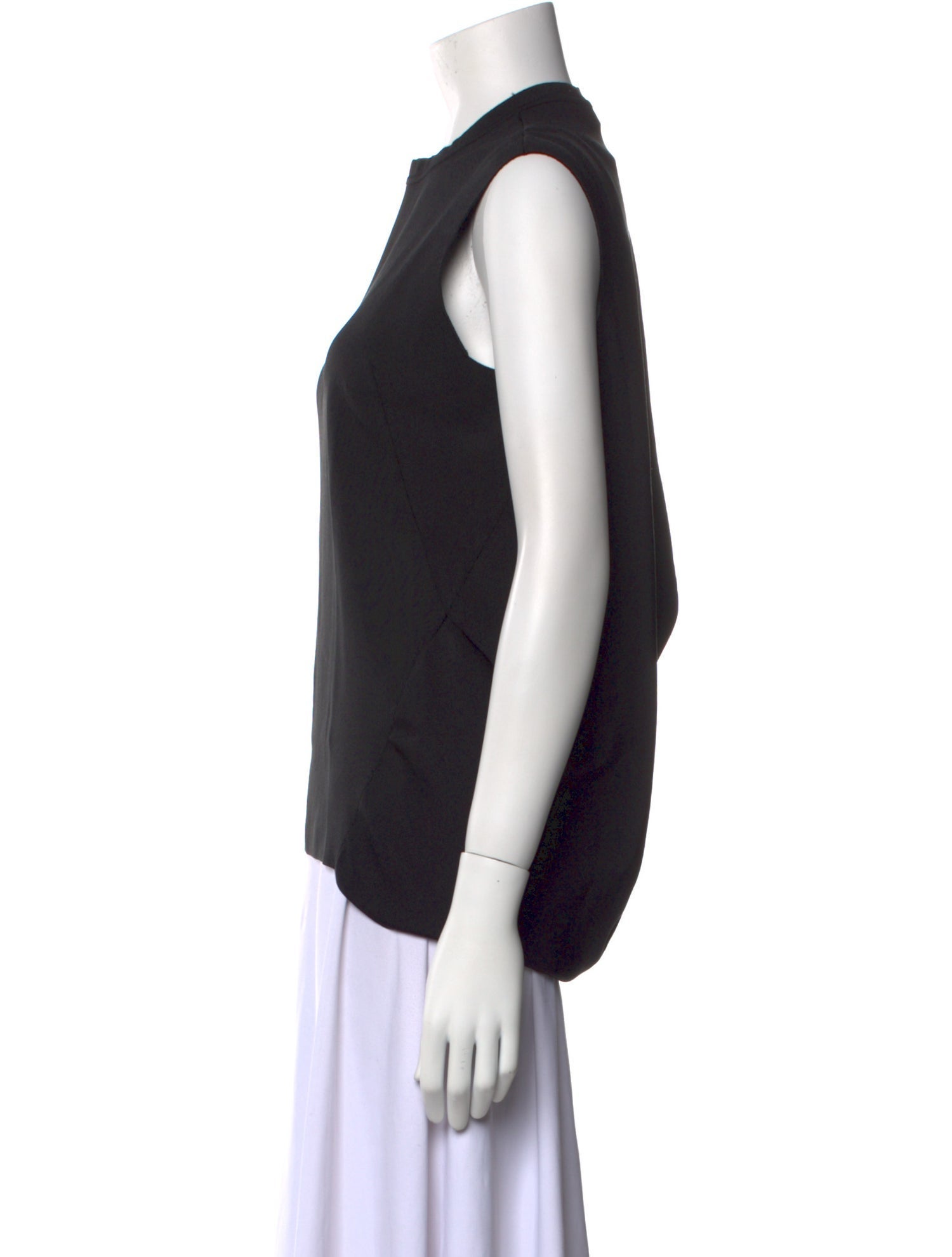 FFORME Silk Crew Neck Top w/ Tags