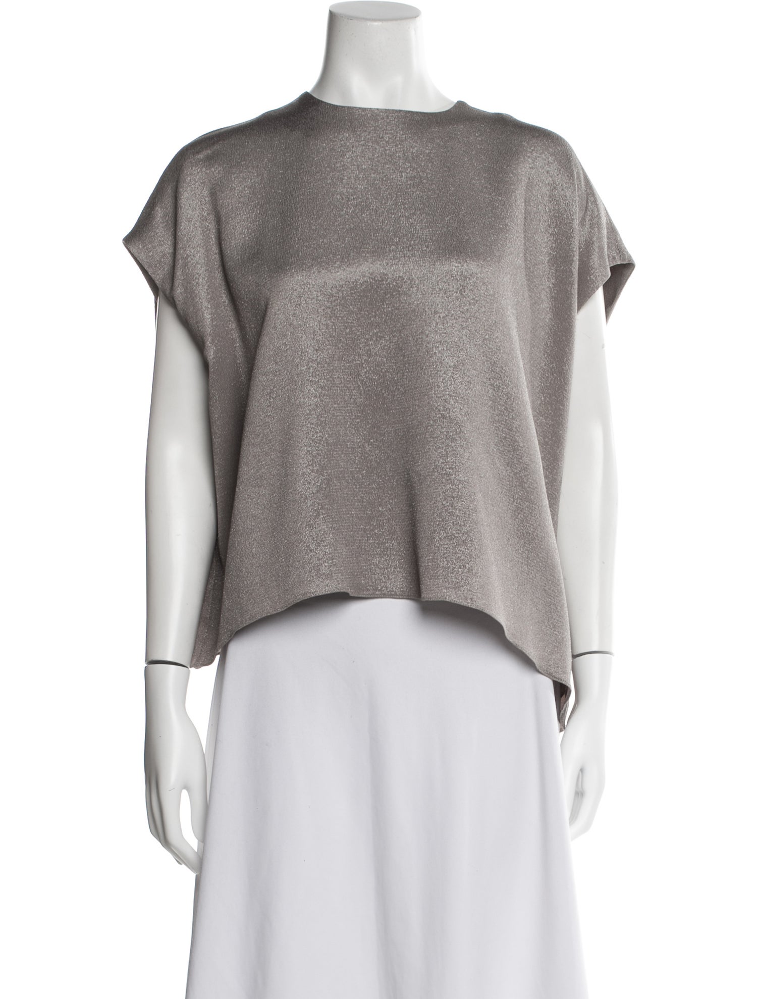 FFORME Bateau Neckline Short Sleeve Crop Top w/ Tags