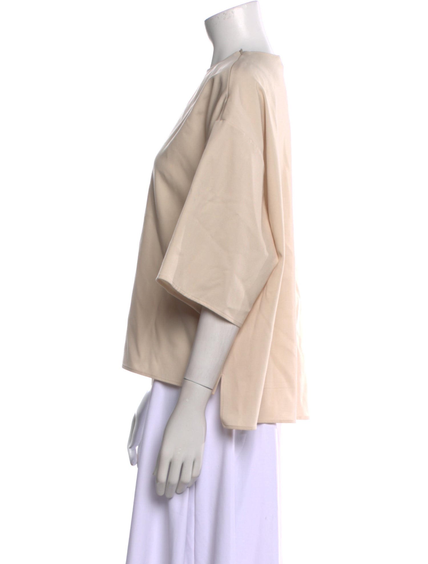 FFORME Wool Bateau Neckline Top