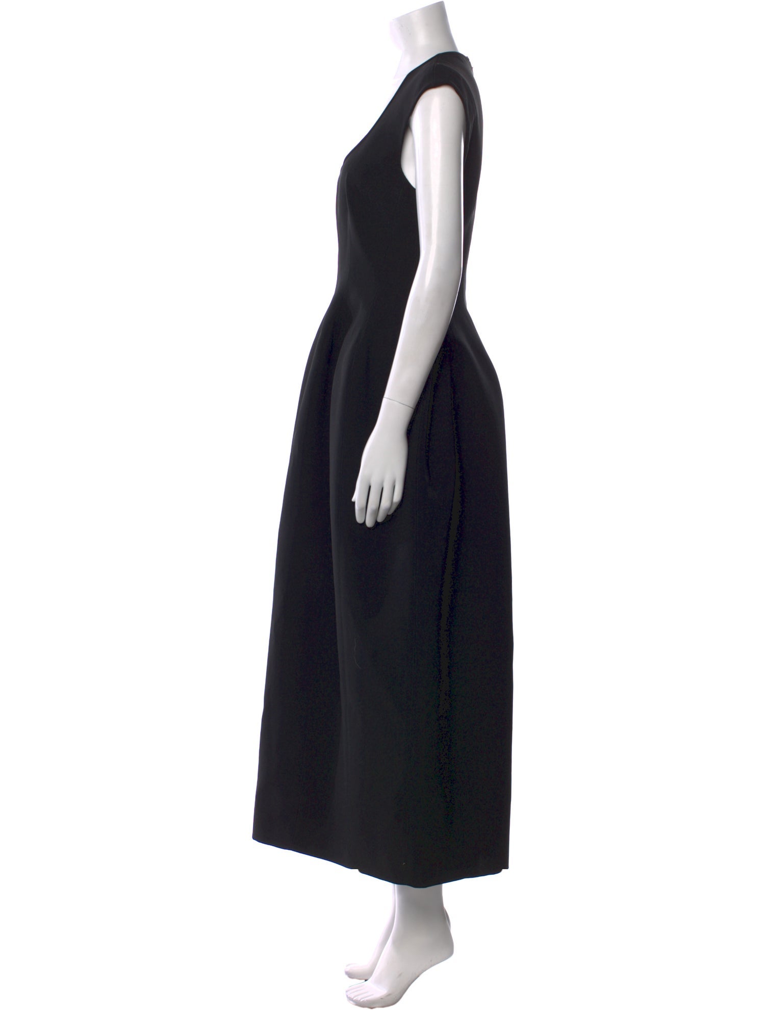 FFORME Scoop Neck Long Dress