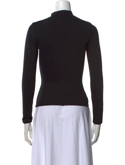 FFORME Silk Mock Neck Top