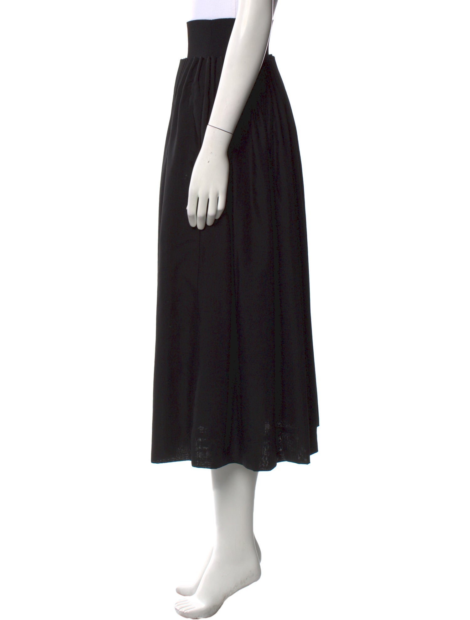 FFORME Virgin Wool Midi Length Skirt