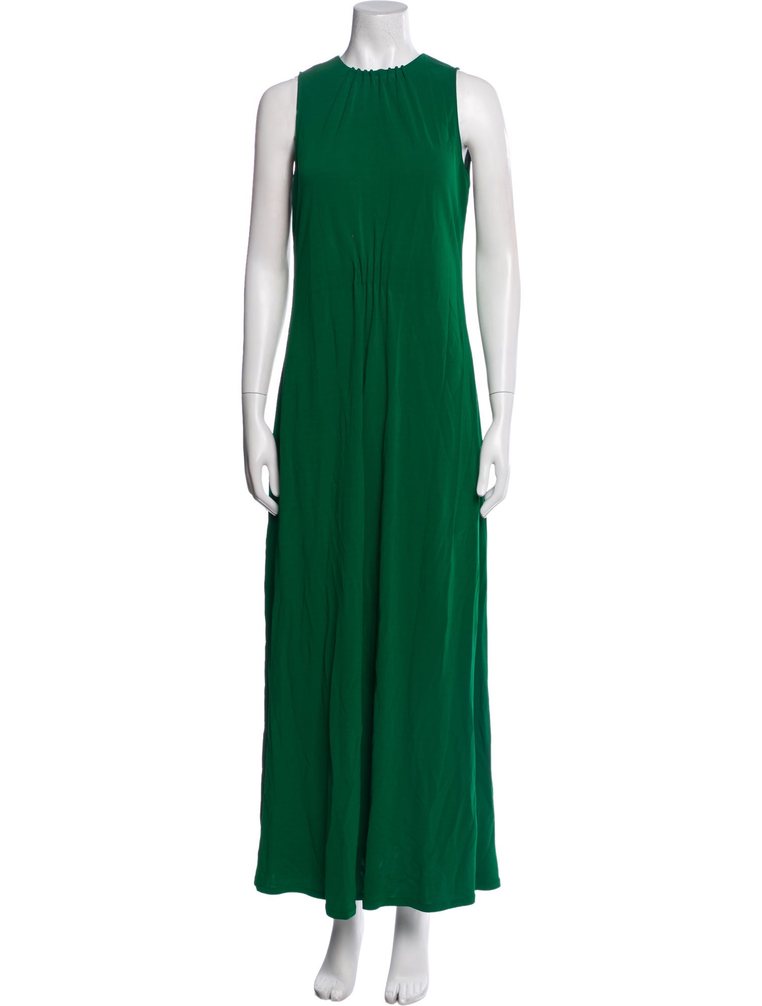 FFORME Crew Neck Long Dress