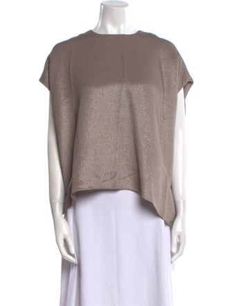 FFORME Scoop Neck Short Sleeve Blouse