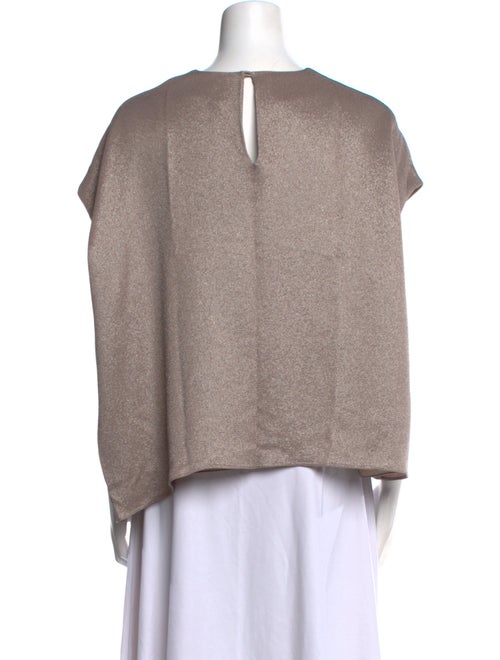 FFORME Scoop Neck Short Sleeve Blouse