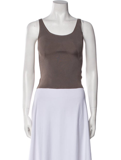 FFORME Scoop Neck Sleeveless Crop Top