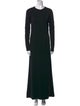 FFORME Crew Neck Long Dress