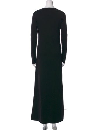 FFORME Crew Neck Long Dress