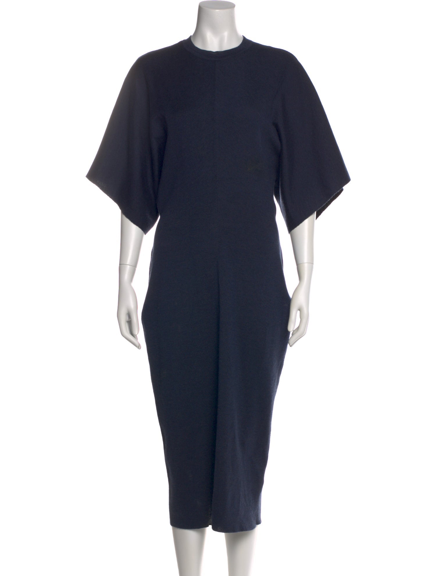 FFORME Crew Neck Midi Length Dress