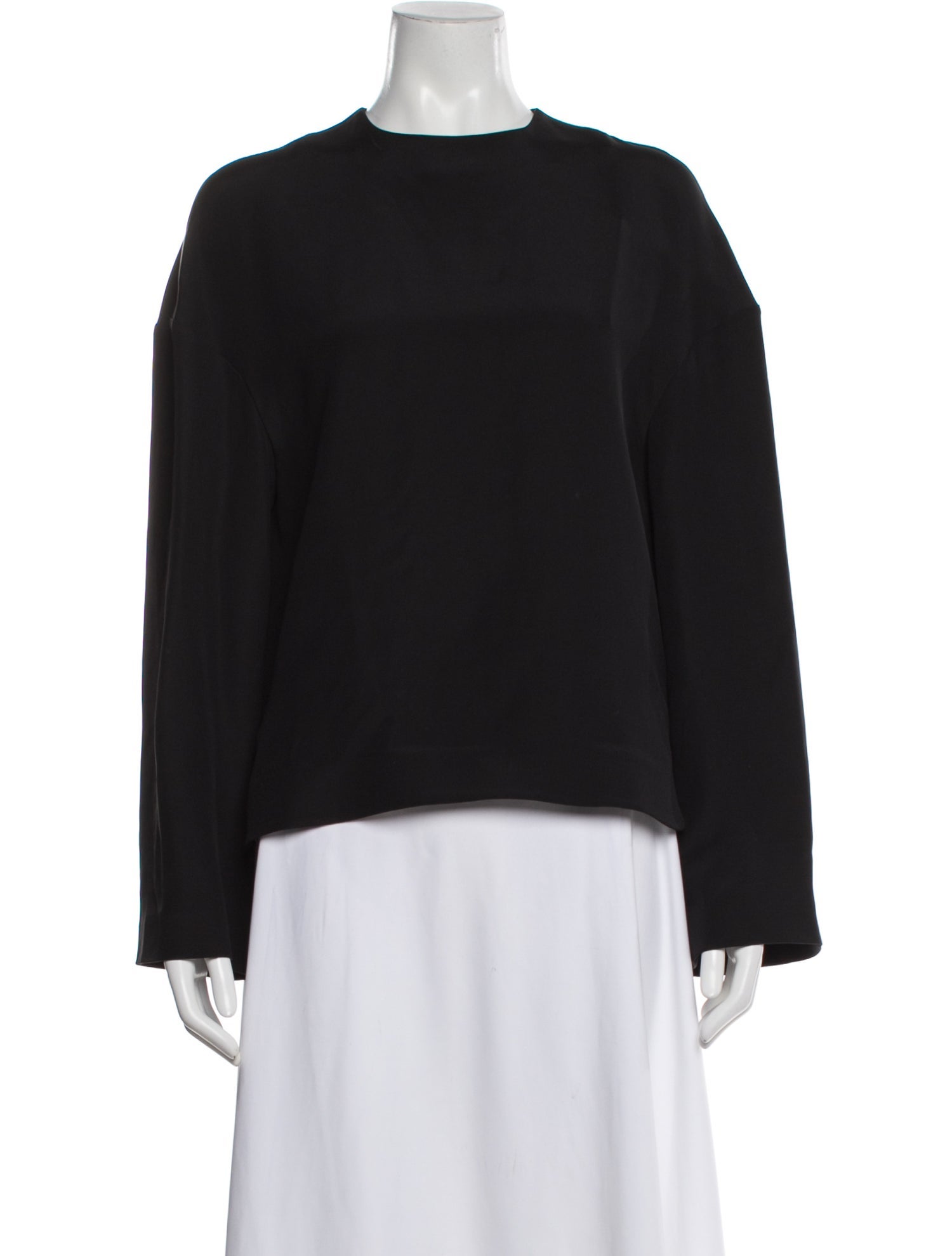 FFORME Silk Crew Neck Top w/ Tags