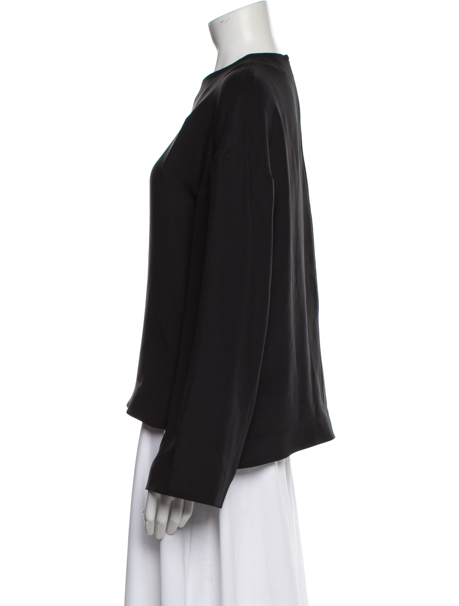 FFORME Silk Crew Neck Top w/ Tags