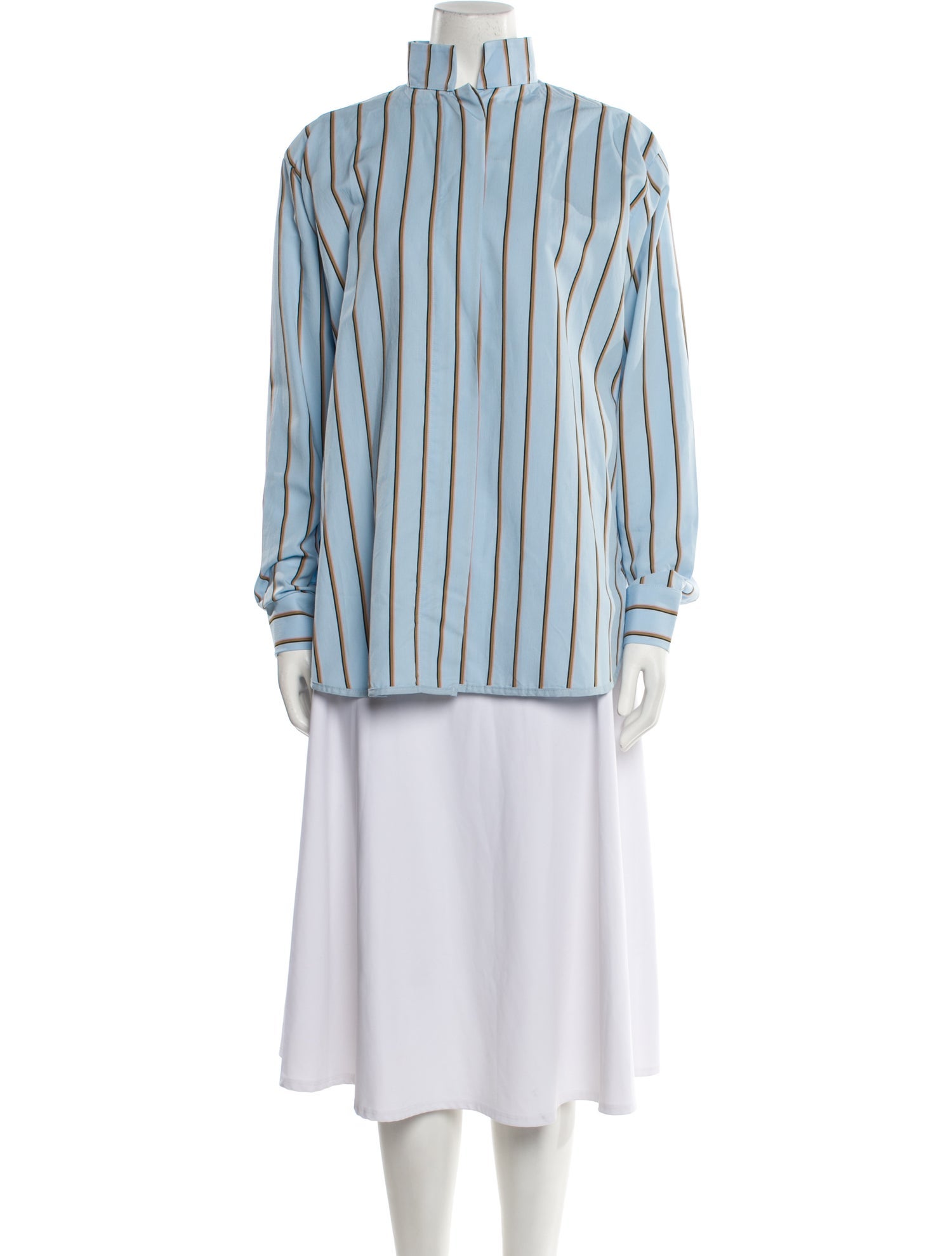 Destree Striped Mock Neck Tunic