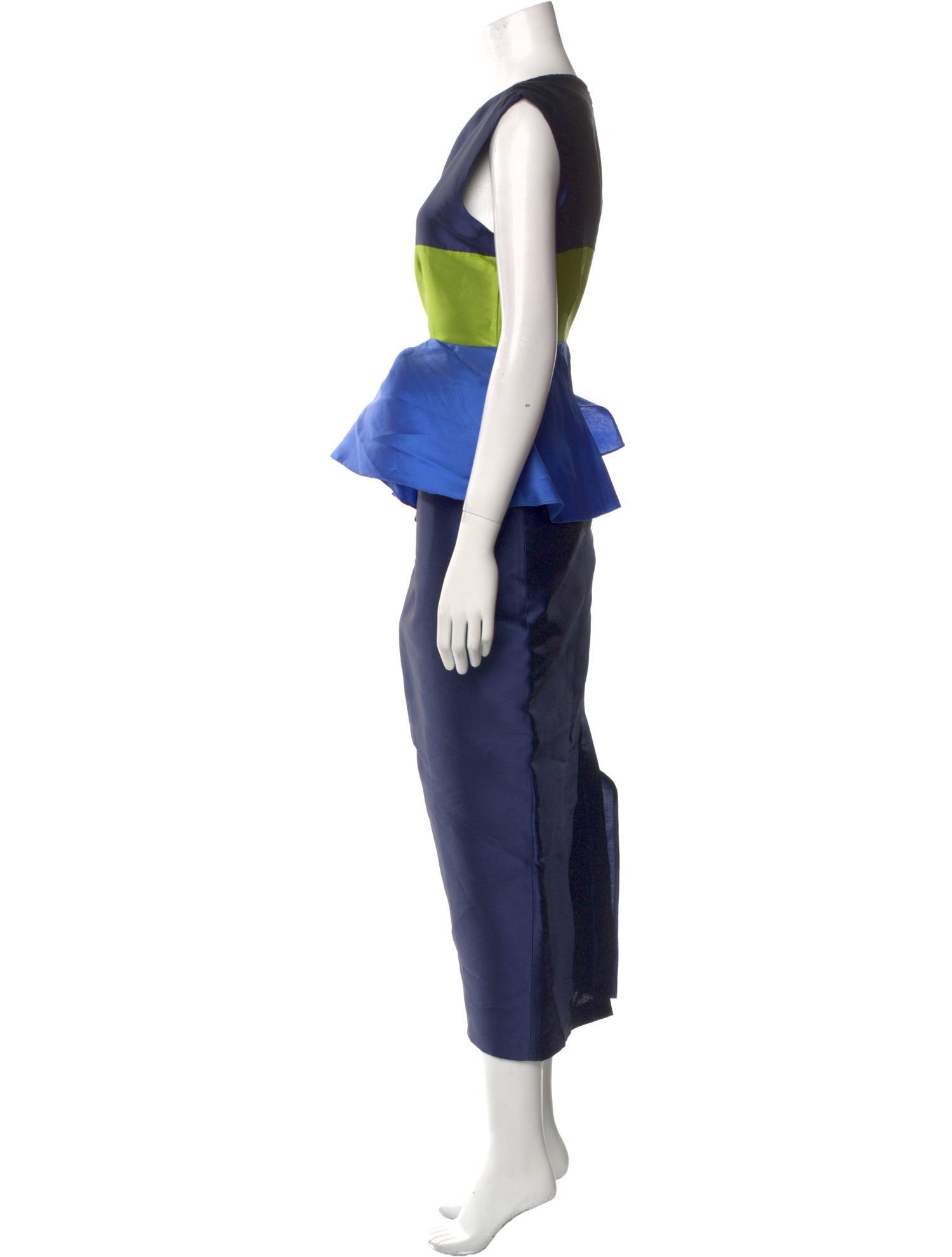 Destree Bateau Neckline Long Dress