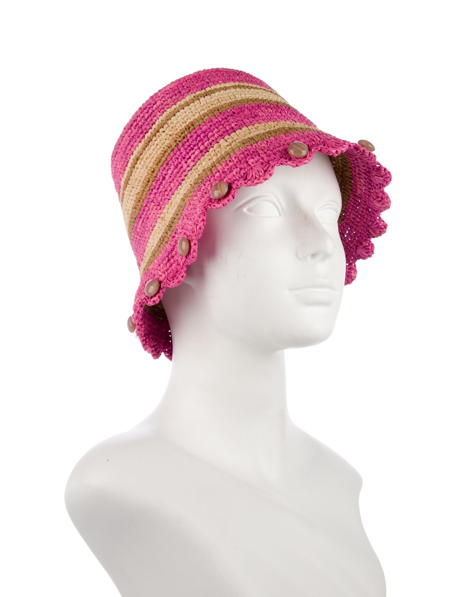 Destree Straw Bucket Hat