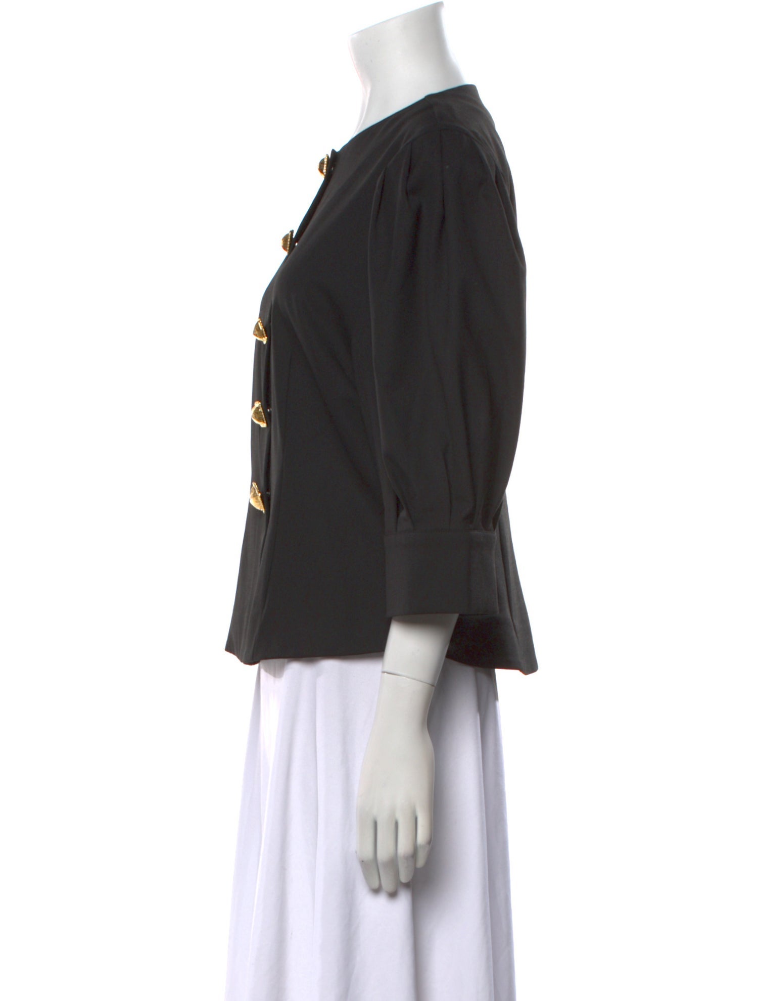 Destree Crew Neck Three-Quarter Sleeve Top