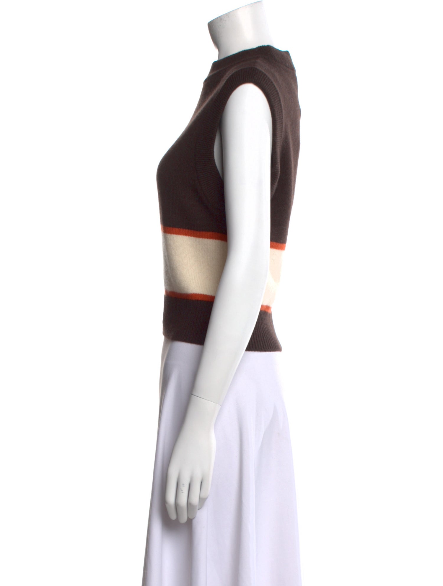 Destree Merino Wool Colorblock Pattern Crop Top w/ Tags