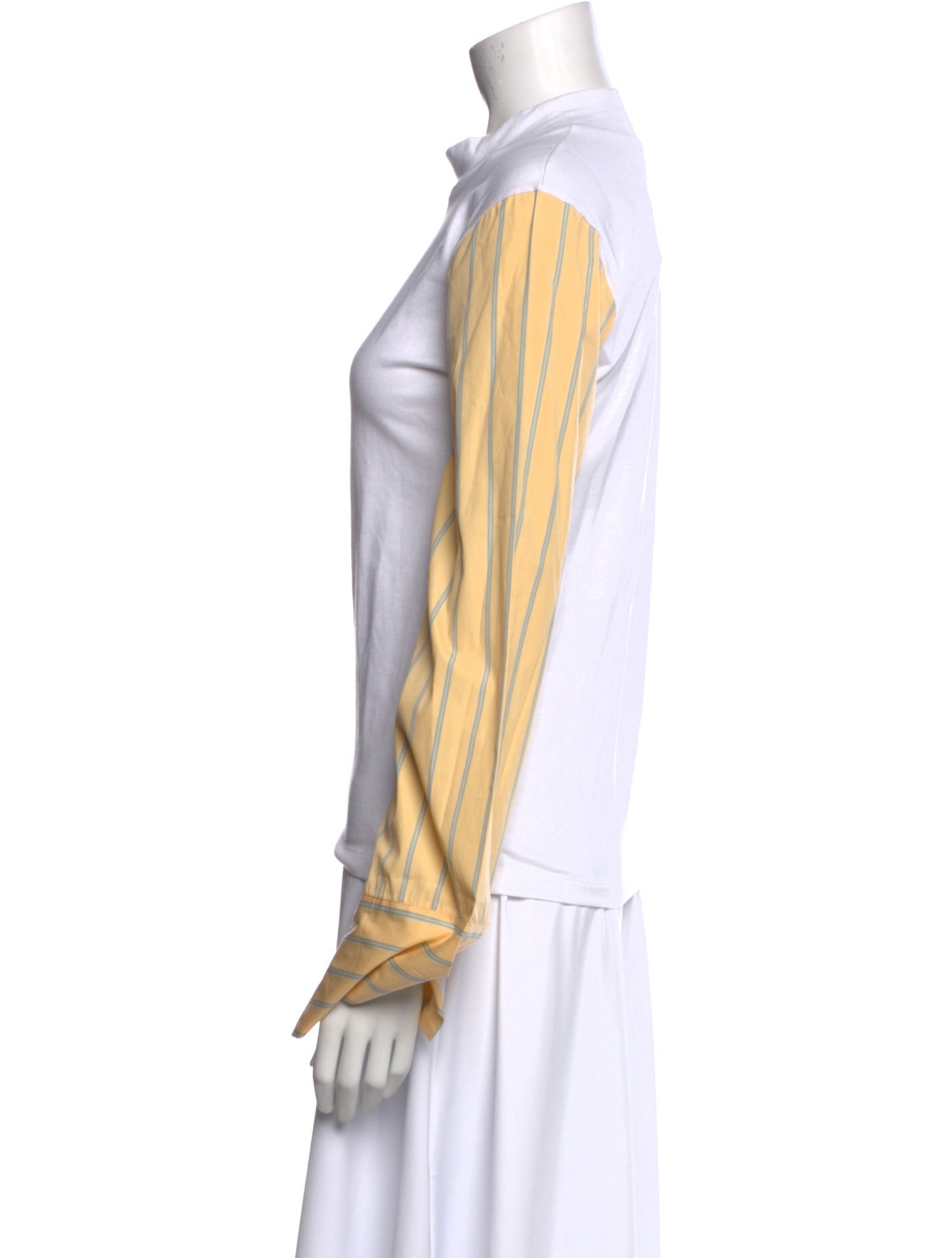 Destree Striped Mock Neck Sweatshirt w/ Tags