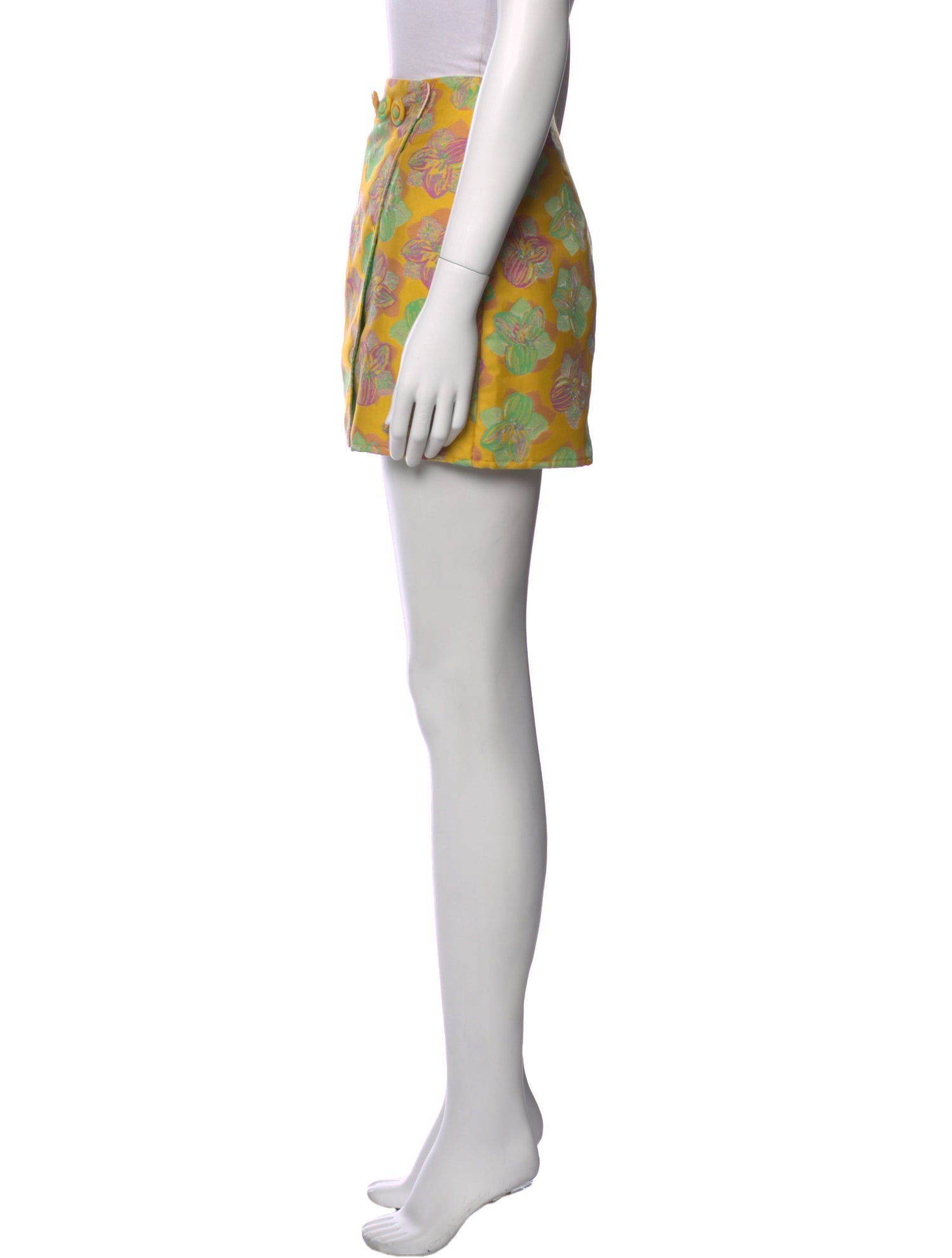 Destree Floral Print Mini Shorts