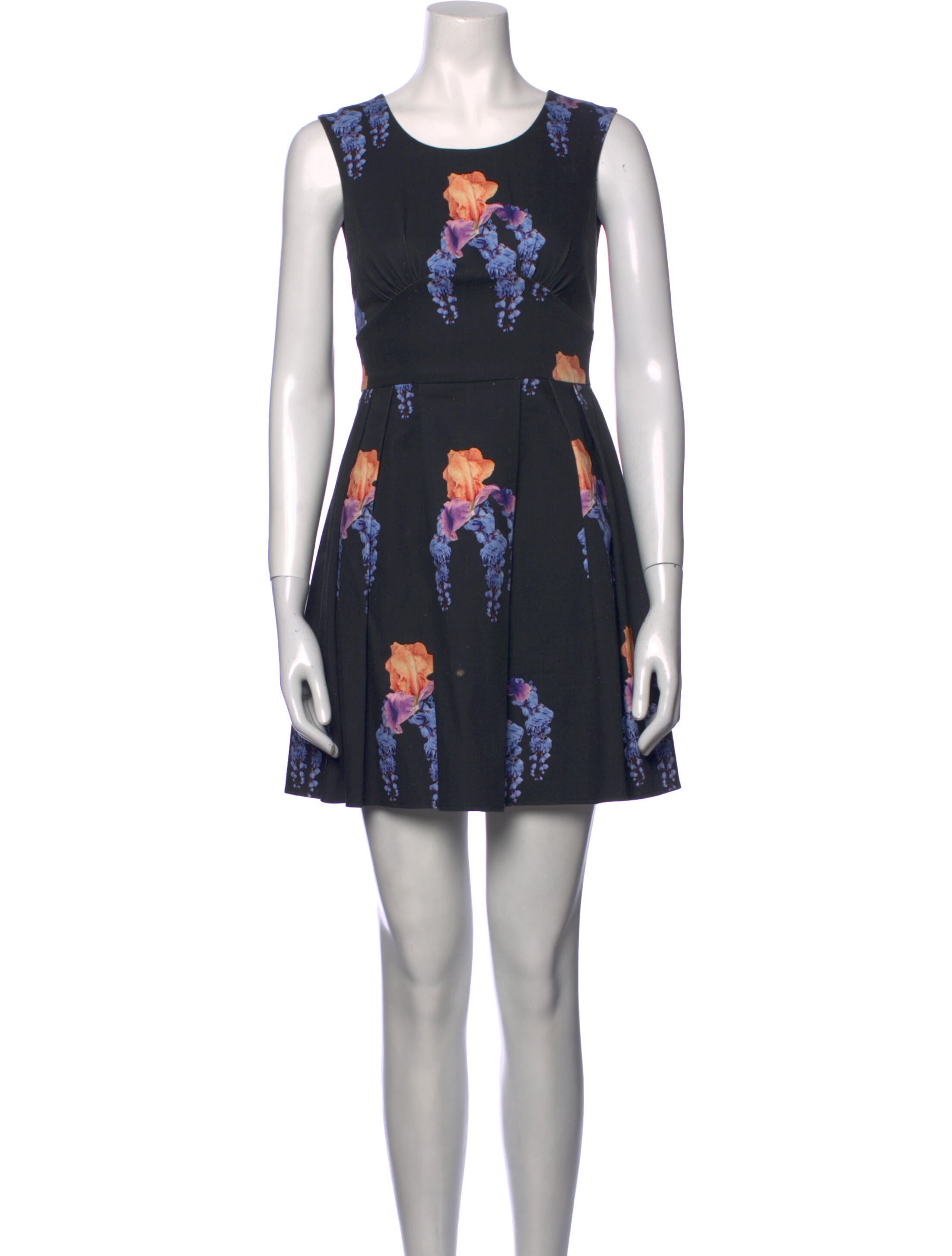 Francesco Scognamiglio Floral Print Mini Dress