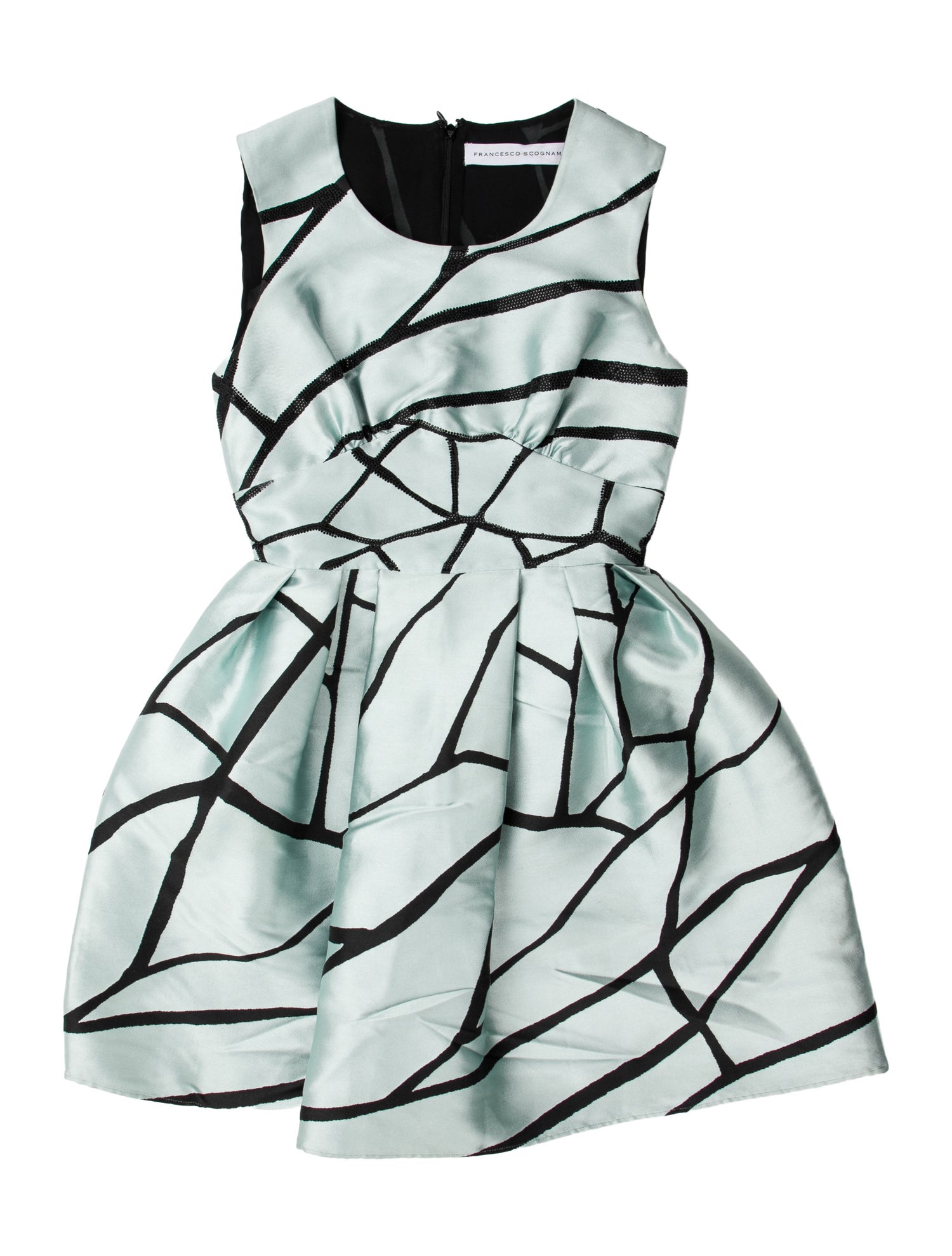 Francesco Scognamiglio Printed Mini Dress