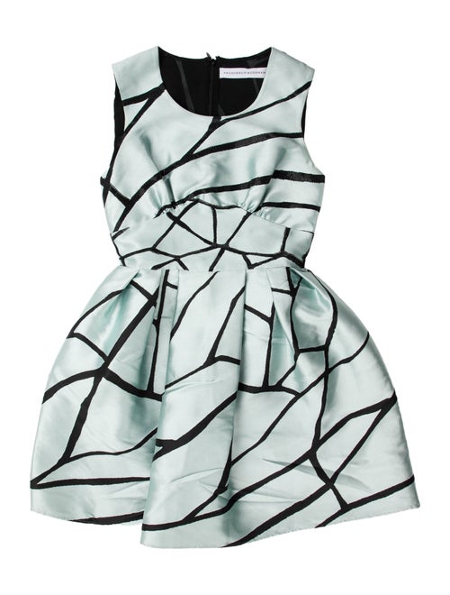 Francesco Scognamiglio Printed Mini Dress