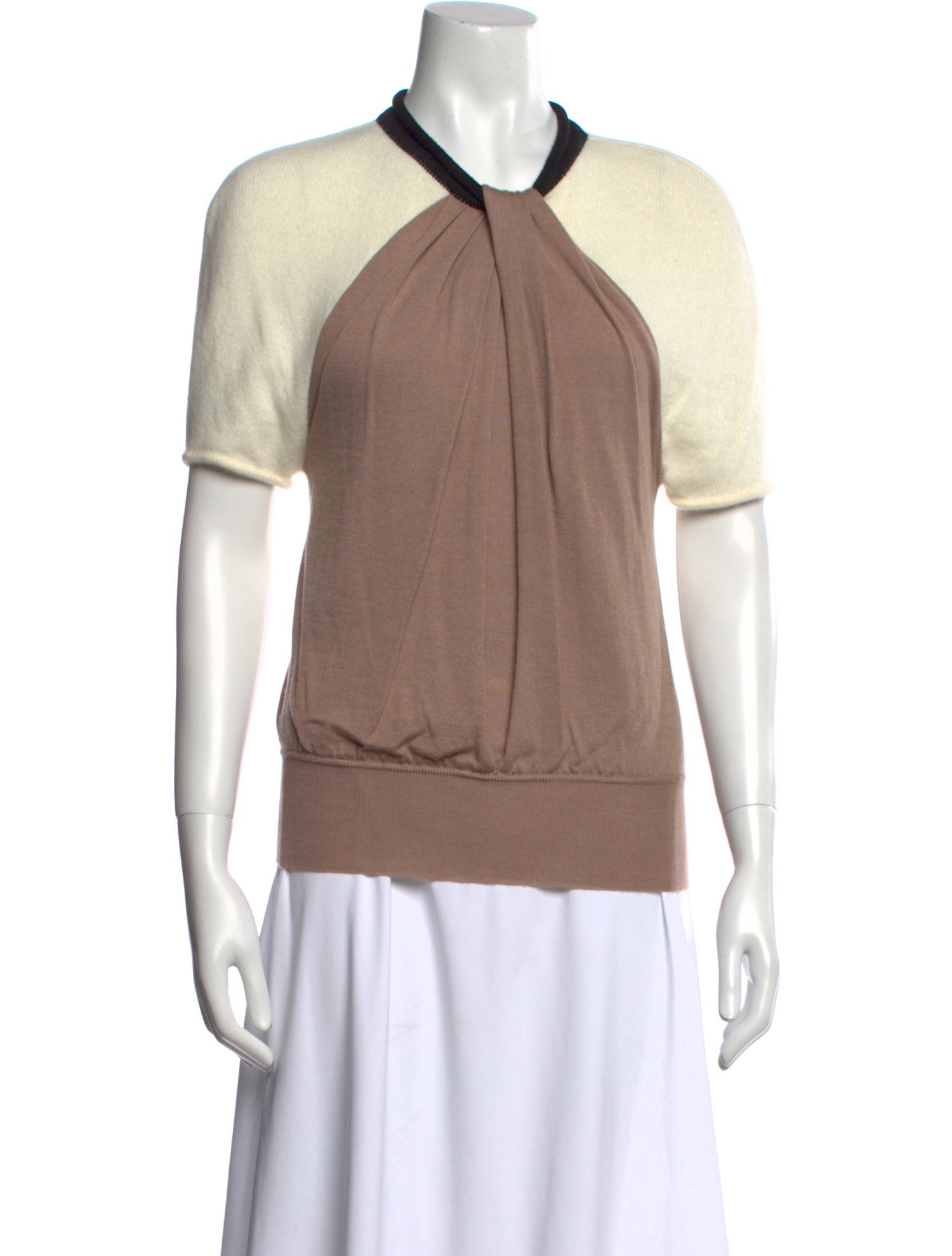 Francesco Scognamiglio Wool Crew Neck Sweater