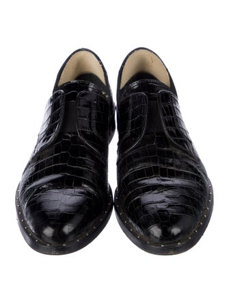 FRĒDA SALVADOR x Frida Pinto Leather Animal Print D'Orsay Flats