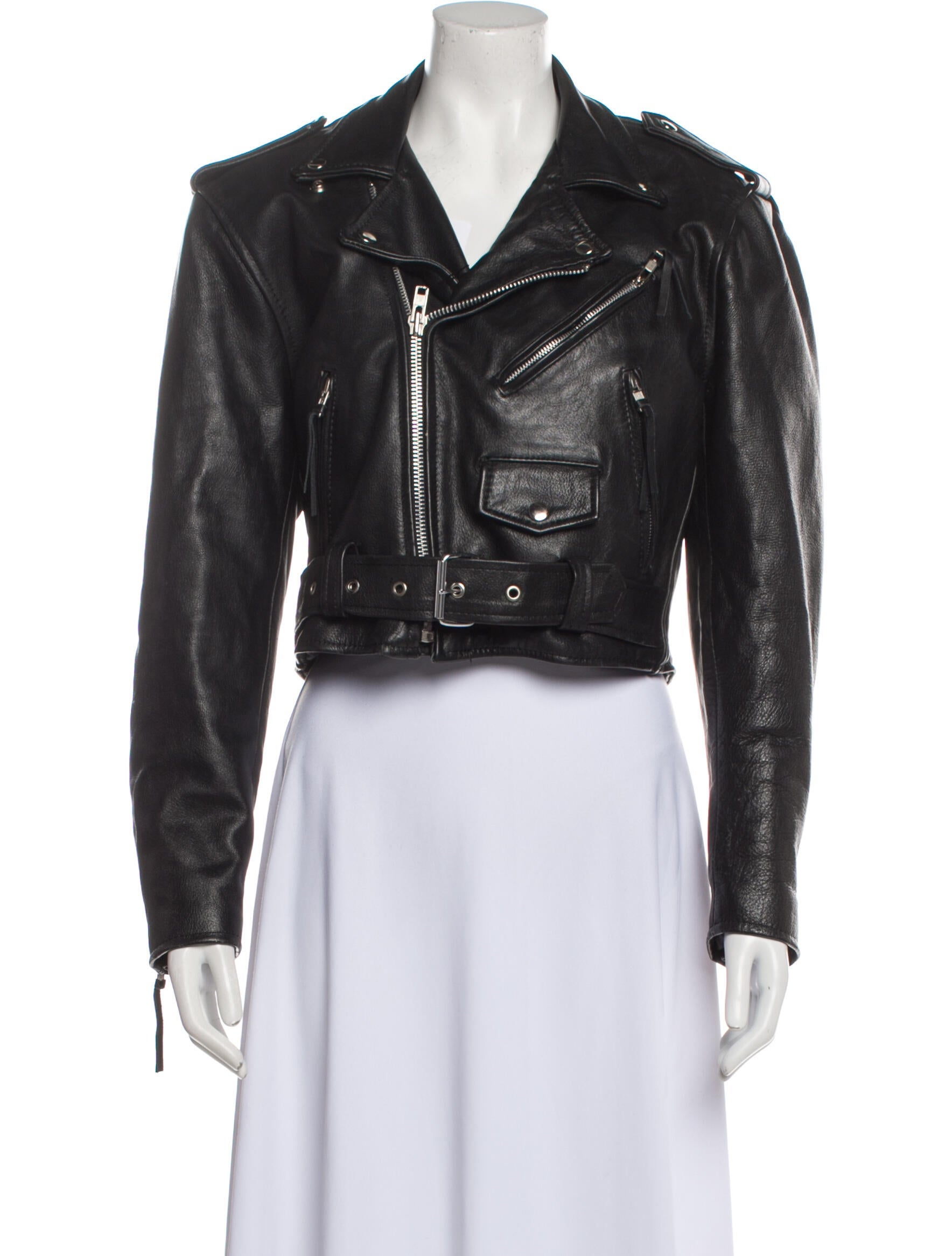 RE/DONE 80s Moto Jacket レザージャケットブラック