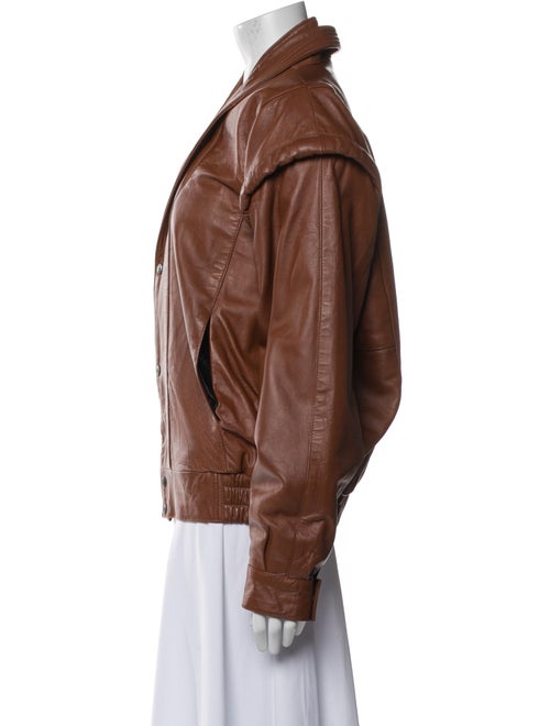 First Genuine Leather Leather Bomber Jacket
