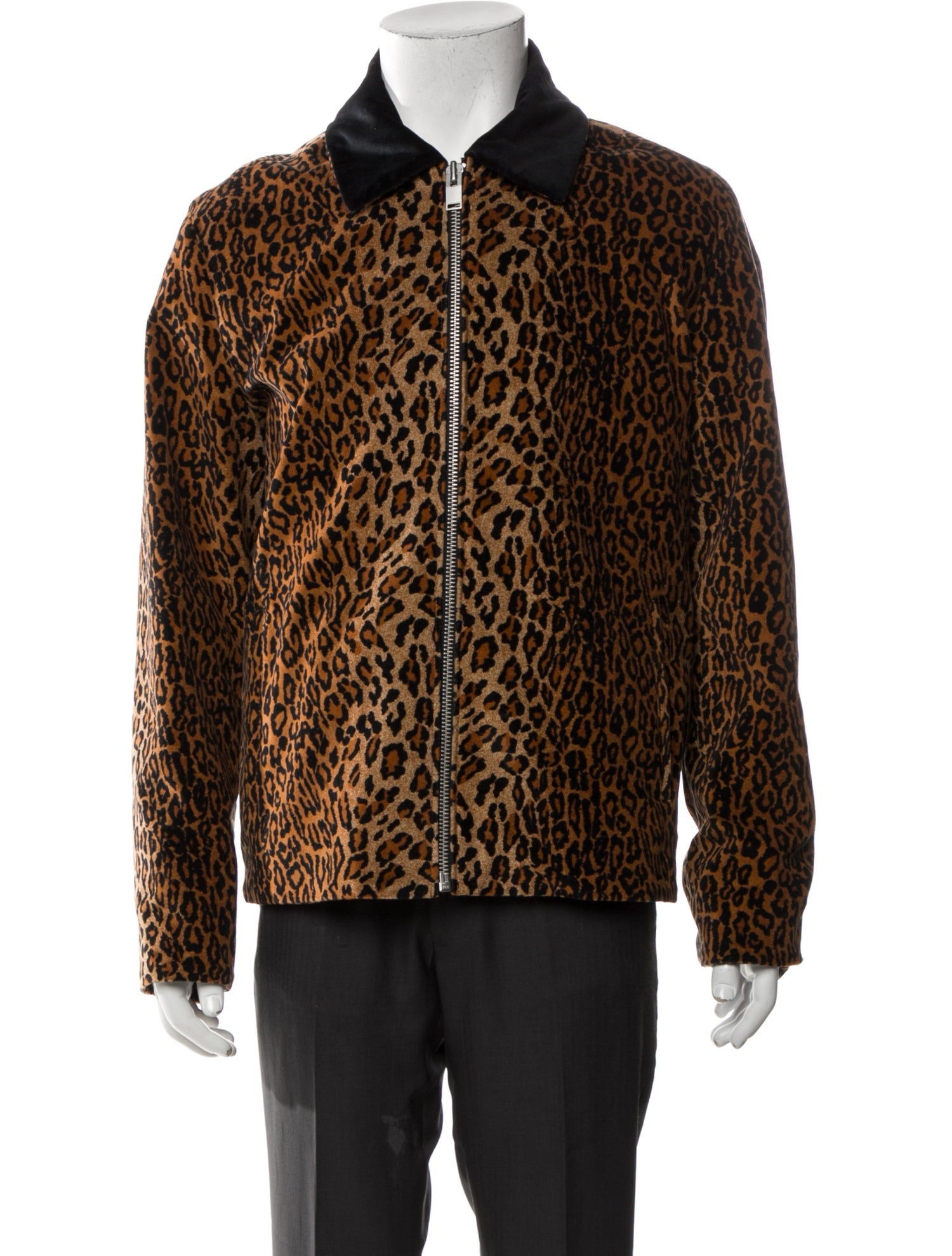 Flaneur Homme Animal Print Trucker Jacket